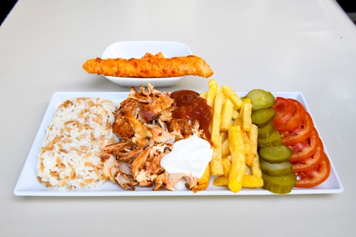 Plate Service Chicken Doner 200gr.